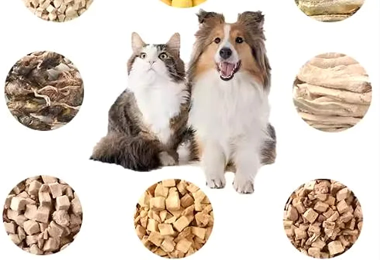 Freeze-dried pet food range